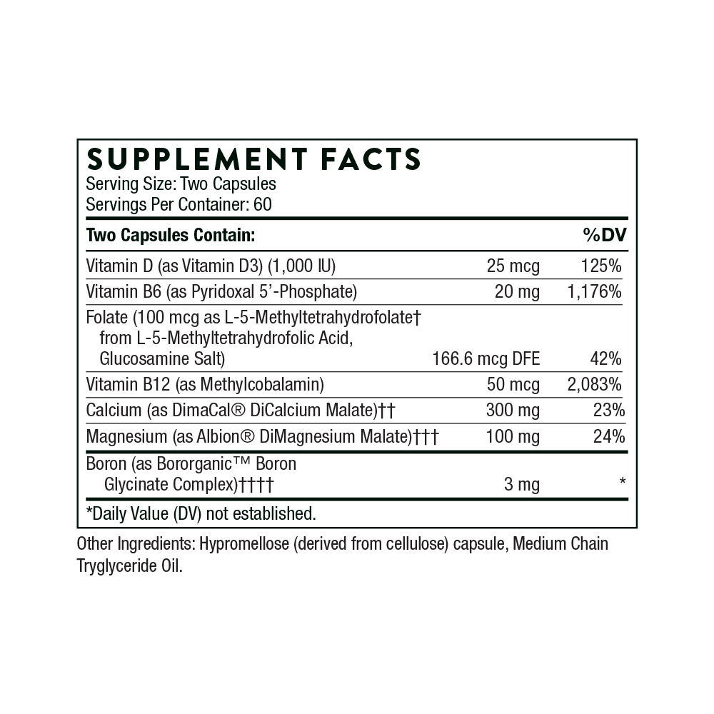 Advanced Bone Support 120 capsules - Thorne