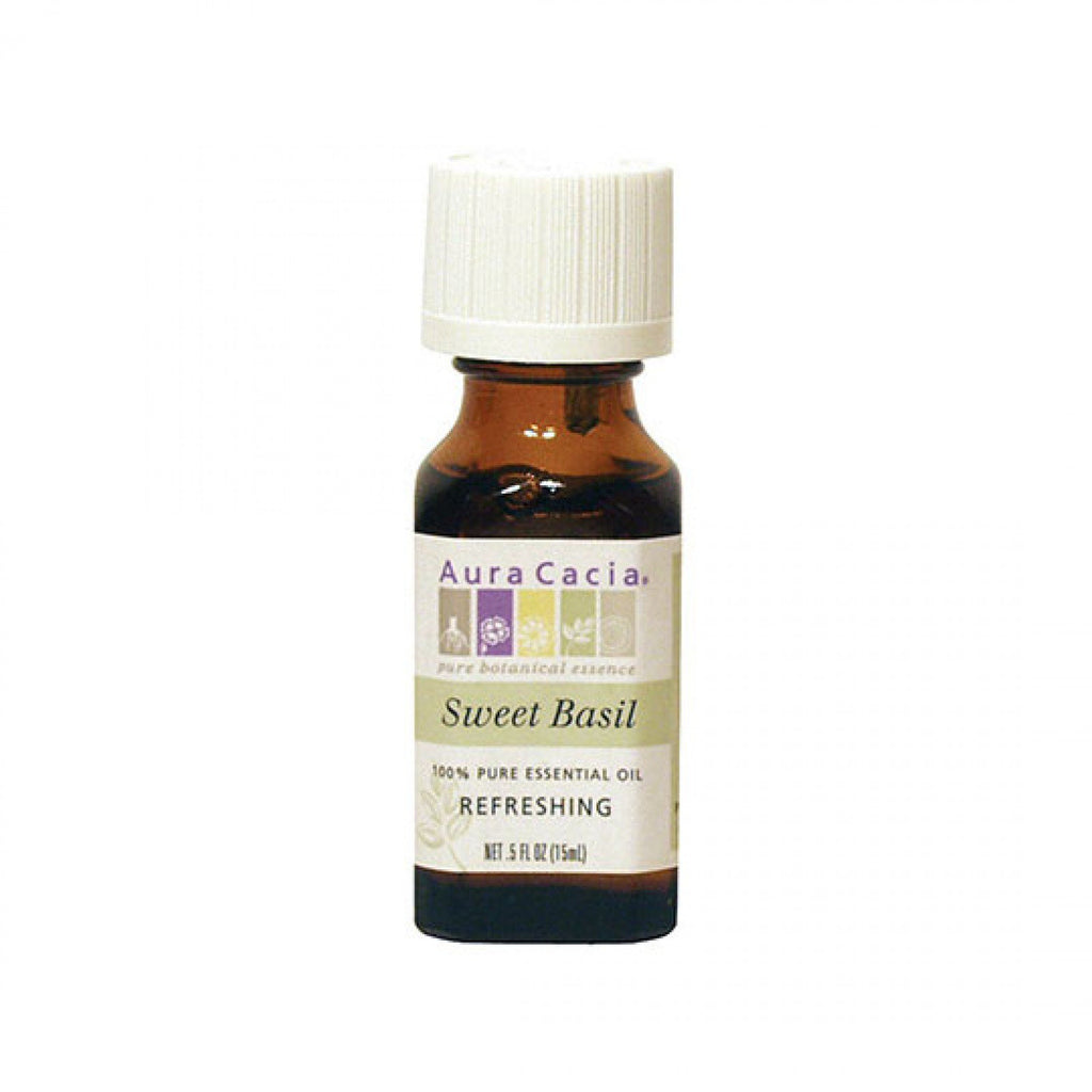 Sweet Basil Essential Oil Aura Cacia