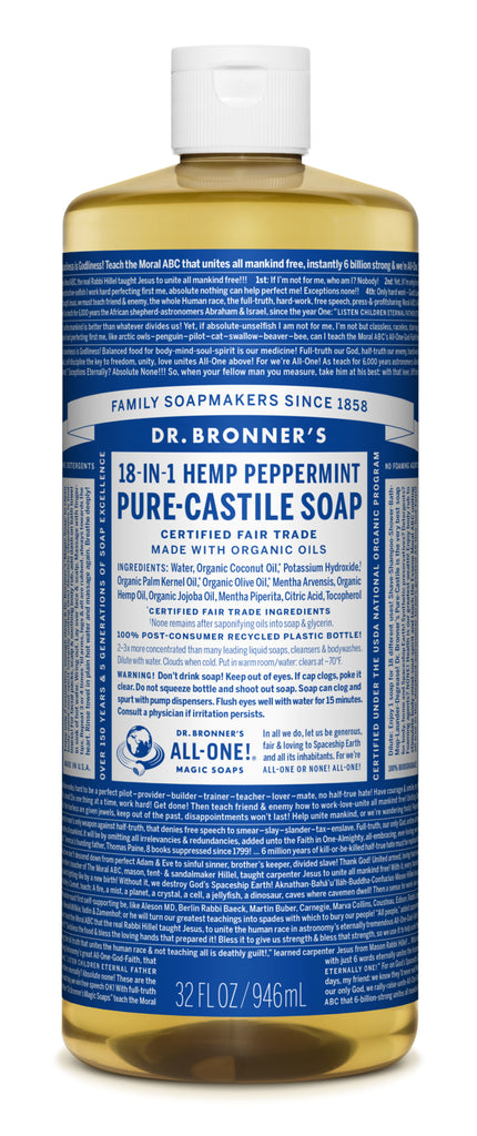 dr bronner peppermint soap