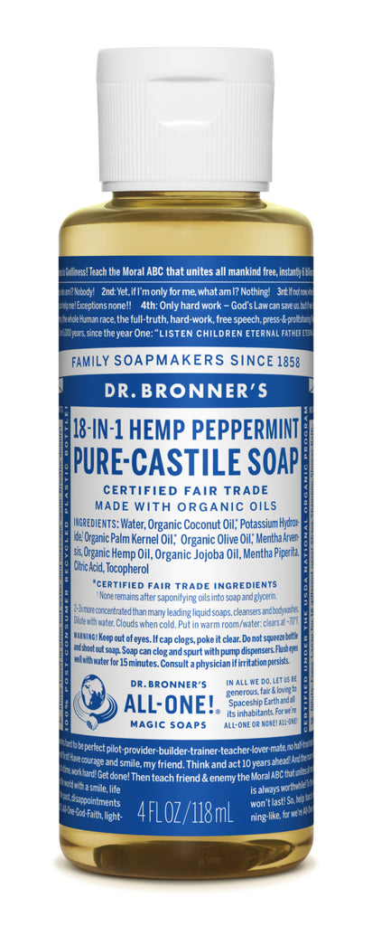 Peppermint Liquid Soap (Dr. Bronners)