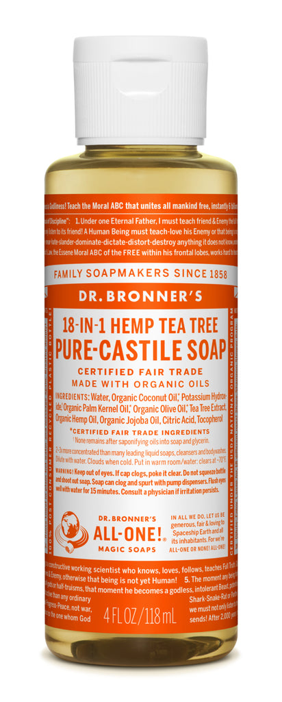 Tea Tree Liquid Soap (Dr. Bronners)