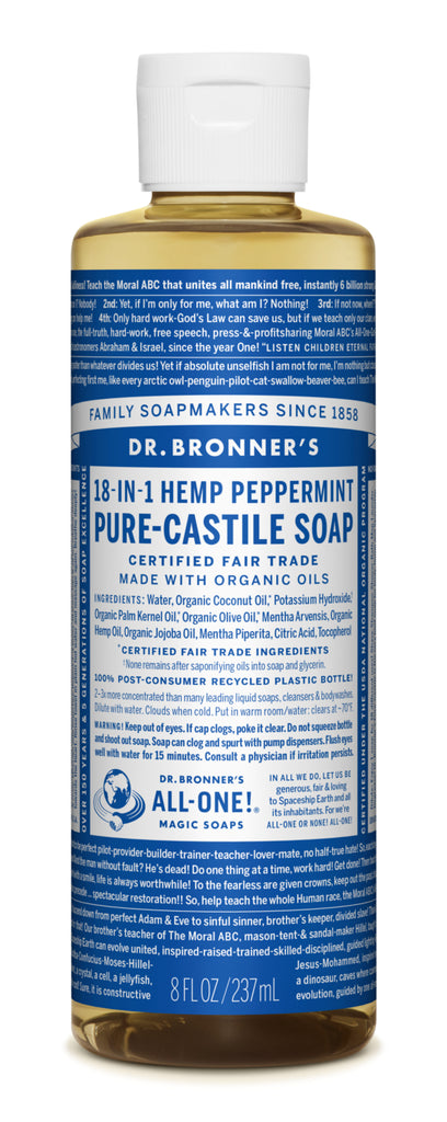 Peppermint Liquid Soap (Dr. Bronners)