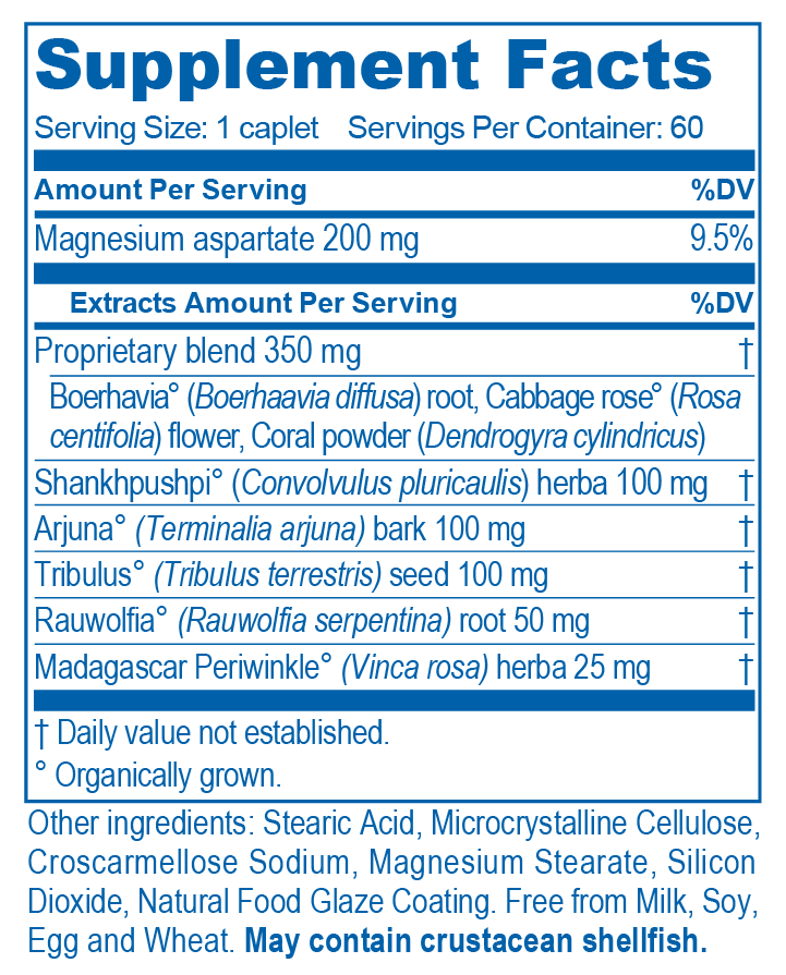 Carditone 90 Vegetarian caplets - Cardiovascular Support - Ayush Herbs