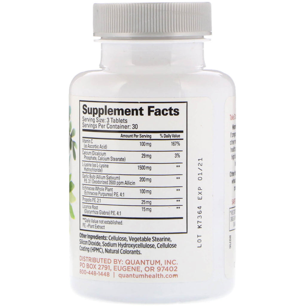 Super Immune Plus - Vegetarian Power Formula 90 Vegan Capsules - Quantum Health
