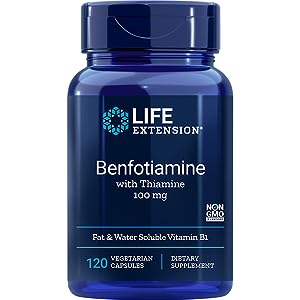 Benfotiamine 100mg with Thiamine 25mg - Life Extension