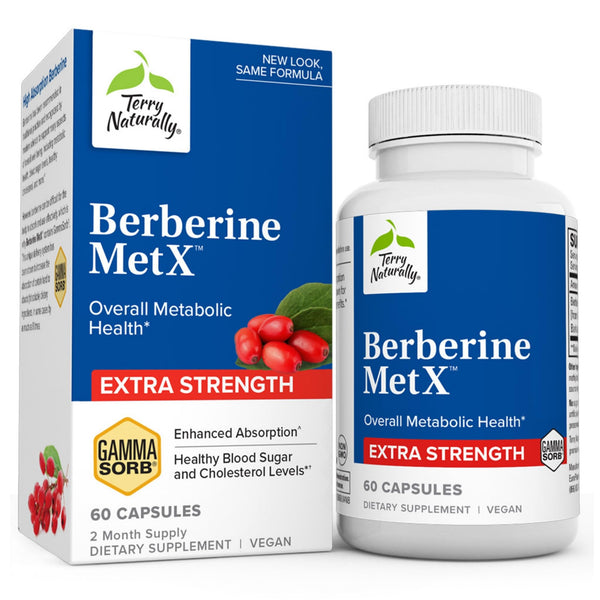 Berberine MetX Ultra Absorption - 60 Vegan Capsules - Terry Naturally