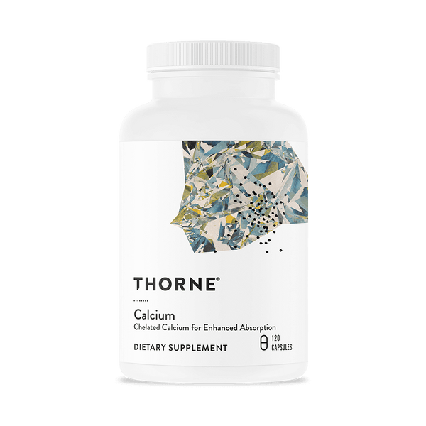 Calcium 120 capsules - Chelated Calcium for Enhanced Absorption - Thorne