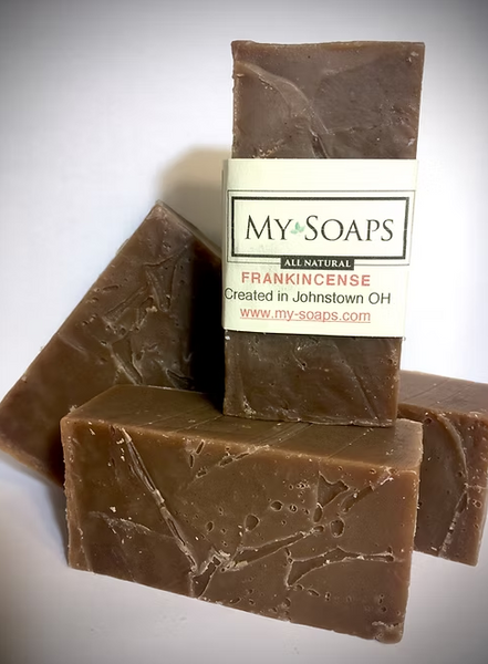 Frankincense Soap - Raw Soap Handmade in Ohio - My Soaps