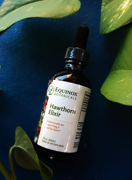 Hawthorn Elixer 2oz - Berry, Leaf & Flower extract - Equinox Botanicals