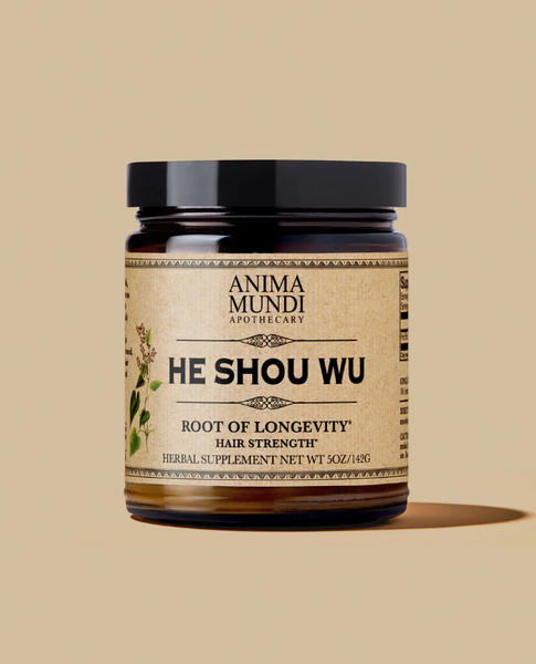 He Shou Wu 10:1 Extract 5oz powder - Hair Strength - Root of Longevity - Anima Mundi Apothecary