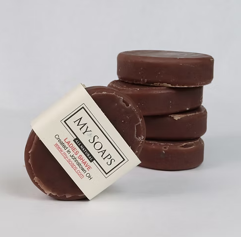 Ladies Shave Soap - Raw Soap Handmade in Ohio - My Soaps