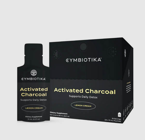 Liposomal Activated Charcoal 26 servings - Individual Single Serving Packets - Cymbiotika