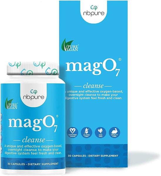 Mag07 Cleanse 30 Vegetarian Capsules - Oxygen Based Overnight Cleanse - NP Pure (Formerly Aerobic Life)
