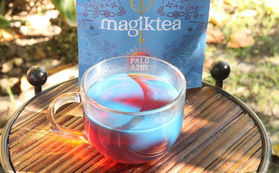 Magiktea 5 oz - Palo Azule Whole Sticks - Caffeine Free - Magiktea