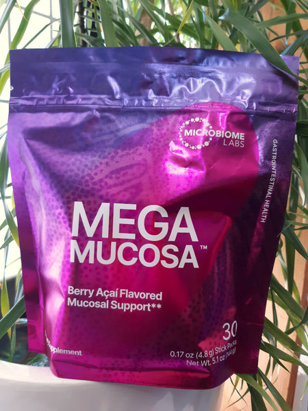 Mega Mucosa Mucosal Support - 30 Berry Acai Flavored Drink packets - Microbiome Labs