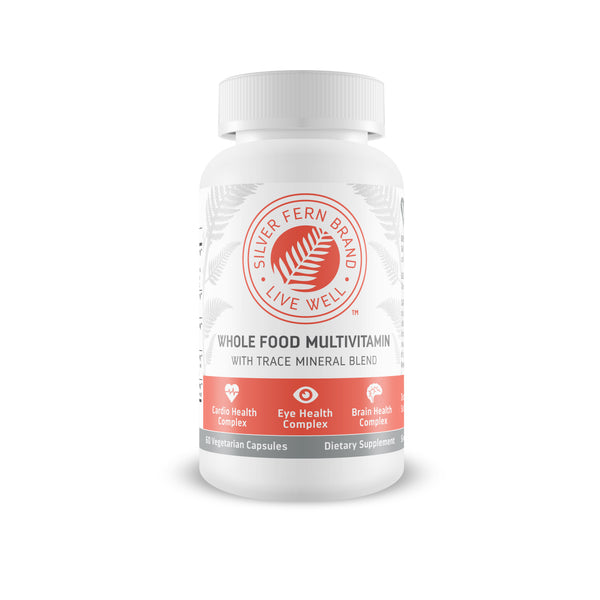 Whole Food Multivitamin with Trace Minerals 30 servings - Silver Fern Brand