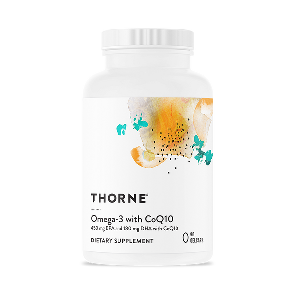 Omega-3 with CoQ10 90 gelcaps - 450mg EPA and 180 mg DHA - Thorne