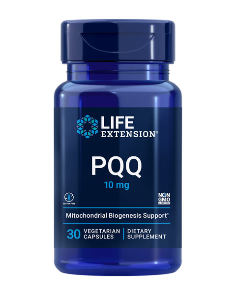 PQQ 10mg - Mitochondrial Biogenesis Support - Life Extension