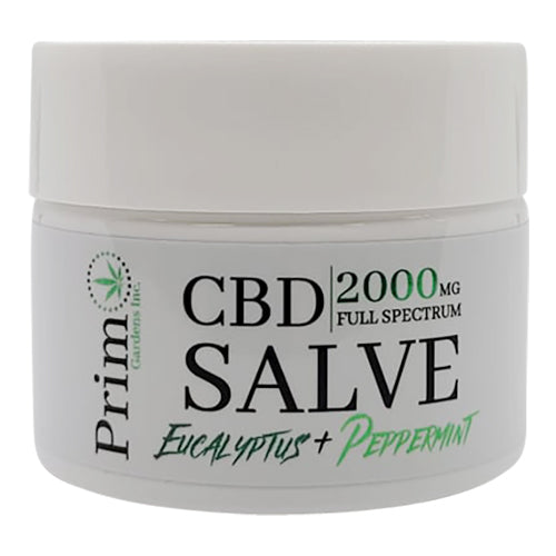 CBD Salve 2000mg Full Spectrum - Eucalyptus and Peppermint - Primo Gardens CBD