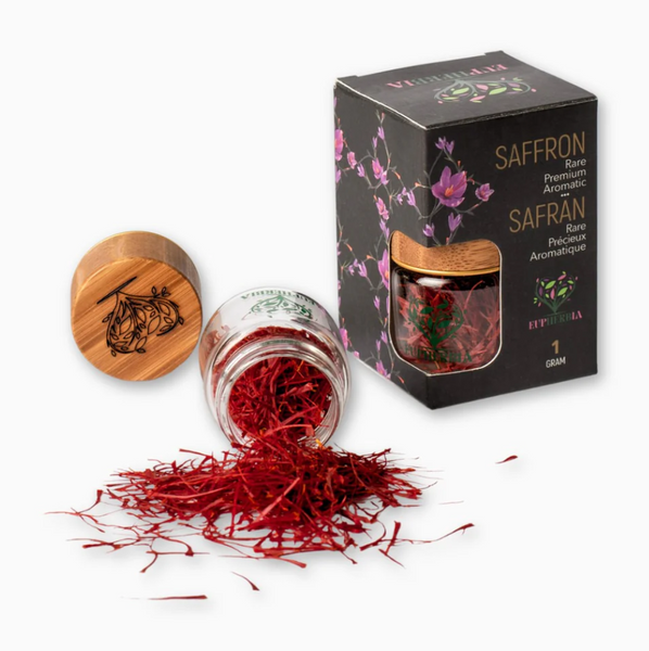 Saffron A+ Grade Red Threads 1g Jar - Eupherbia