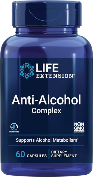 Anti-Alcohol Complex 60 Vegetarian capsules - Life Extension