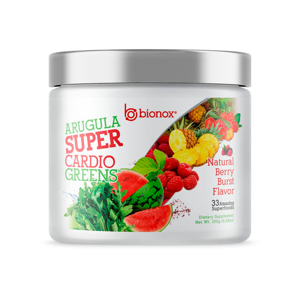 Arugula Super Cardio Greens 150g powder - Berry Flavored - Bionox