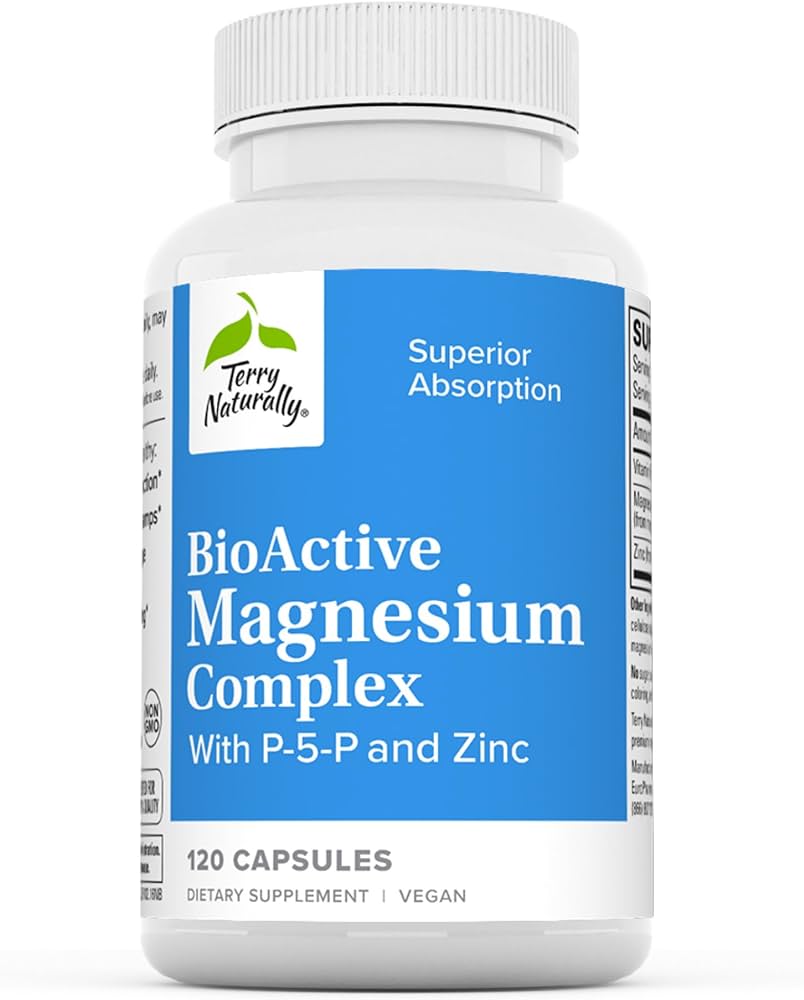 BioActive Magnesium Complex 120 vegetarian capsules - Terry Naturally