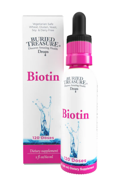 Biotin Drops 2000 mcg - 120 Doses - Buried Treasure