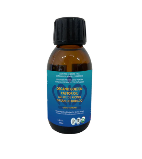 Organic Golden Castor Oil 3.38 fl oz (100 ml) - Queen Of The Thrones