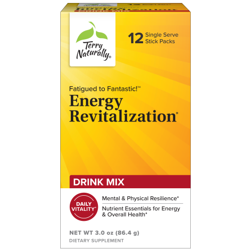 Fatigued to Fantastic! Energy Revitalization Drink Mix 12 single serve packets - Terry Naturally