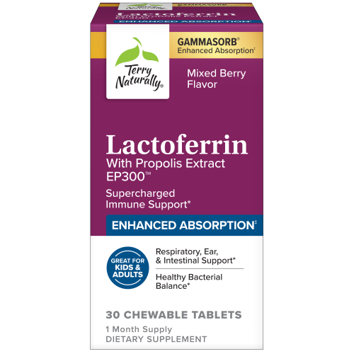 Lactoferrin 30 chewable tablets - Supercharged Immune Support - Terry Naturally