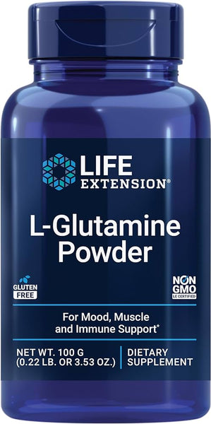 L-Glutamine Powder 100g - Life Extension