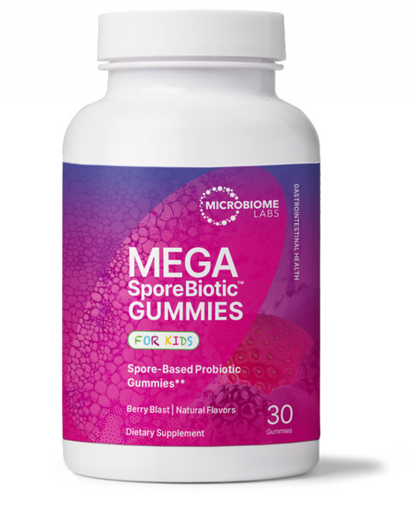 Mega Sporebiotic KIDS Gummies 30 count - Microbiome Labs