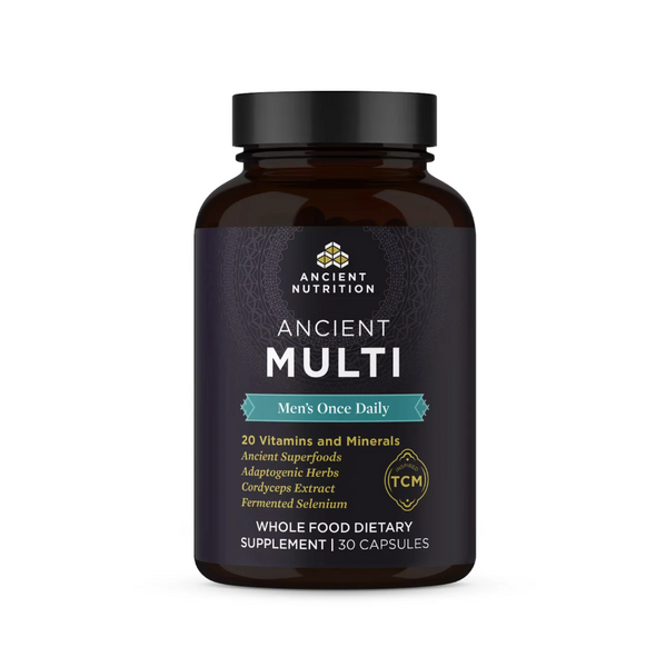 Men's Once Daily Multi 30 capsules - 20 Vitamins & Minerals - Ancient Nutrition