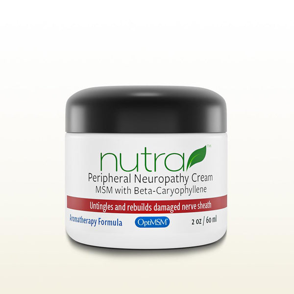 Peripheral Neuropathy Cream 2oz - MSM with Beta-Caryophyllene - Nutra