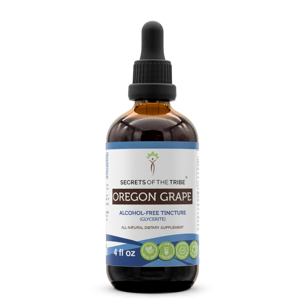 Oregon Grape 4oz Glycerite Extract - Secrets of the Tribe