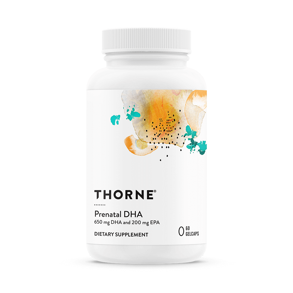 Prenatal DHA 60 Gelcaps - 650 mg DHA with 200 mg EPA - Thorne