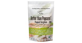 Organic Popped Sorghum 1.7 oz - Coconut oil & Pink Himalayan Salt - Nature Nate's LLC