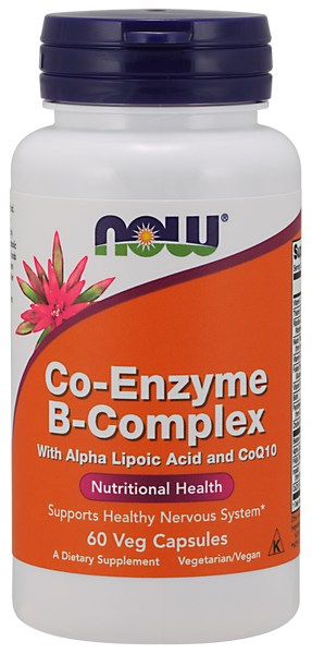 CO-ENZYME B-COMPLEX W/ ALPHA LIPOIC ACID & COQ10 (NOW) 60 CAPS