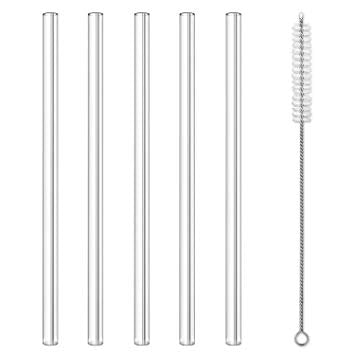GLASS REGULAR STRAW - 8" STRAIGHT (ENVIRO)