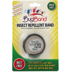 Insect Repelling Band 120 Hours (Bugband) Black