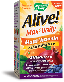NATURES WAY ALIVE NO IRON 90 Vcaps