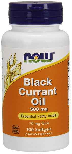 Black Currant Capsules 500mg (Now Foods)