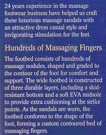 Beachcomber  Massage Sandals - Brown