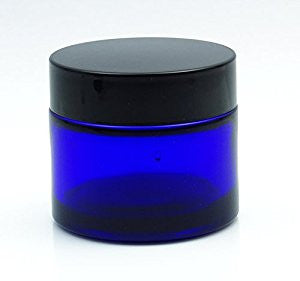 Empty Blue Cream Jar 60ml