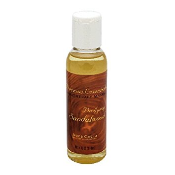 Precious Essentials Massage Oil Purifying Sandalwood (Aura Cacia) 4 oz