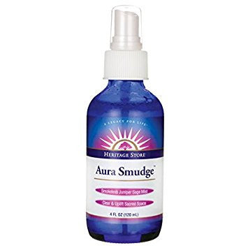 Aura Smudge Juniper Sage Spray 4oz. (Heritage)