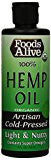 Cold Press hemp oil food alive 8oz