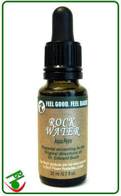 Rock Water Bach Flower Remedy  (Bach)