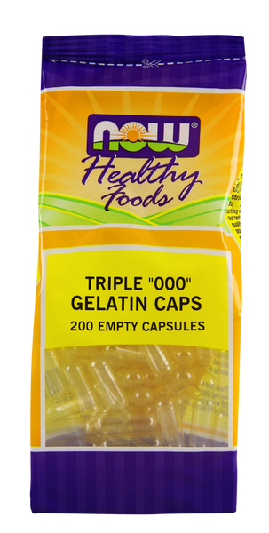 EMPTY GEL CAPS '000' (NOW)